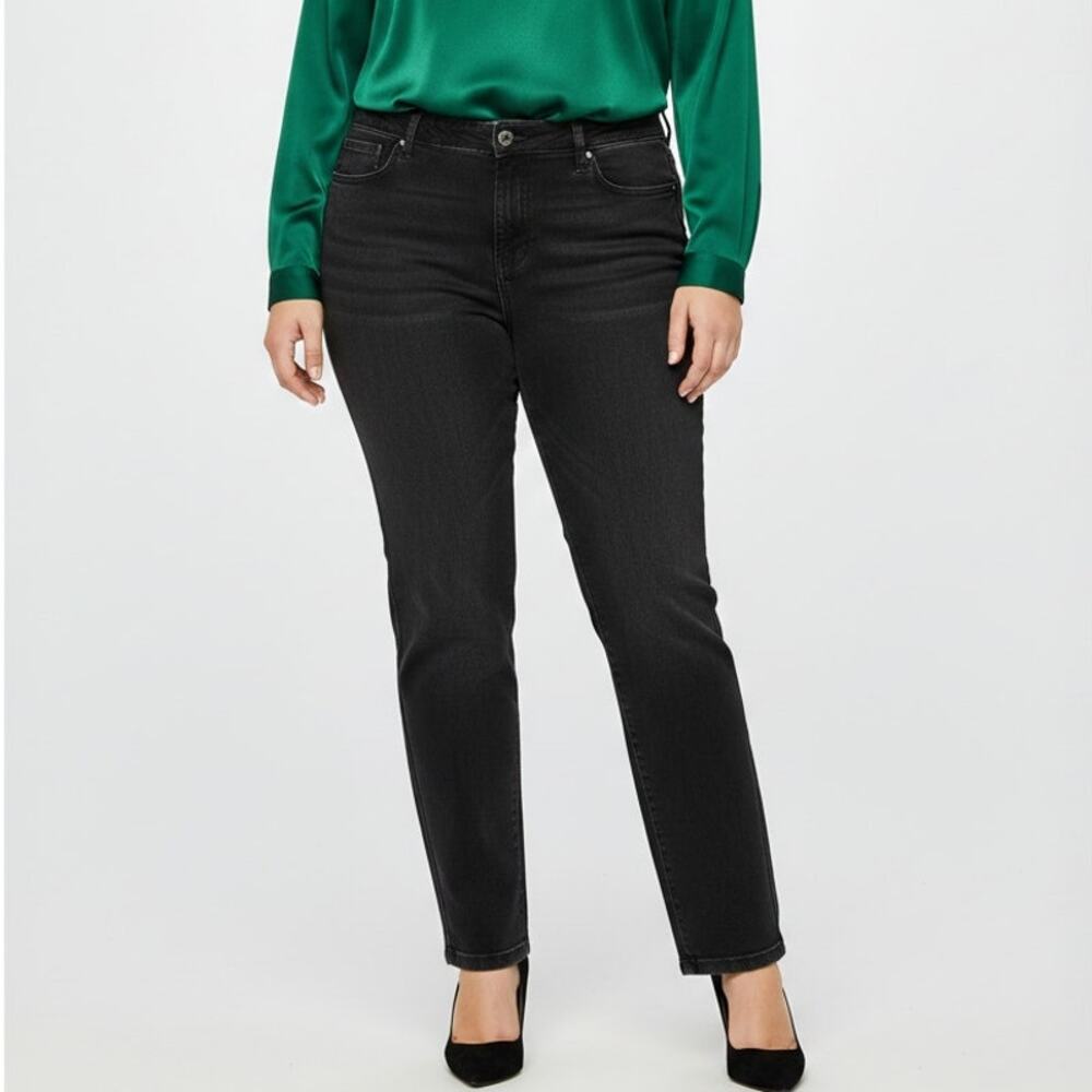 Levi's Classic Mid Rise Skinny Jeans Womens Size 16 Black Stretch Denim